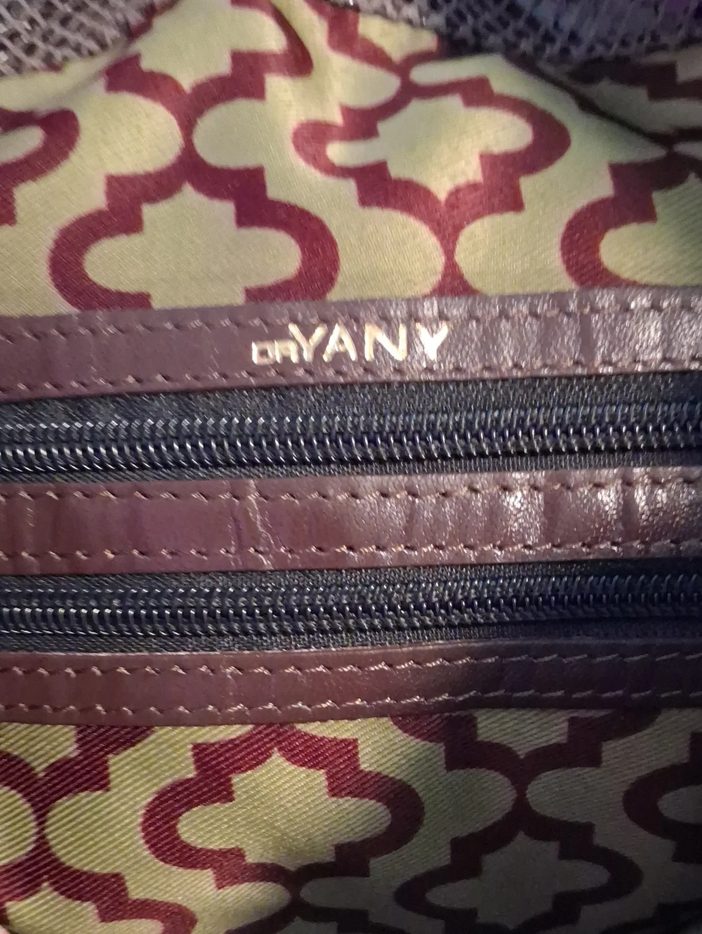 NWT ** OrYANY Brown/Taupe Snakeskin Embossed Hobo Shoulder Bag